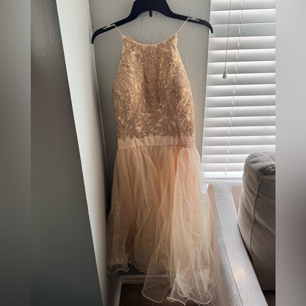 Vintage Damas By Tiffany Designs; Beaded A line Prom/Quince/Ball Gown Dress